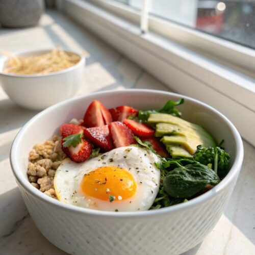 SEO-friendly alt text describing the featured image for ultimate high protein low calorie breakfast