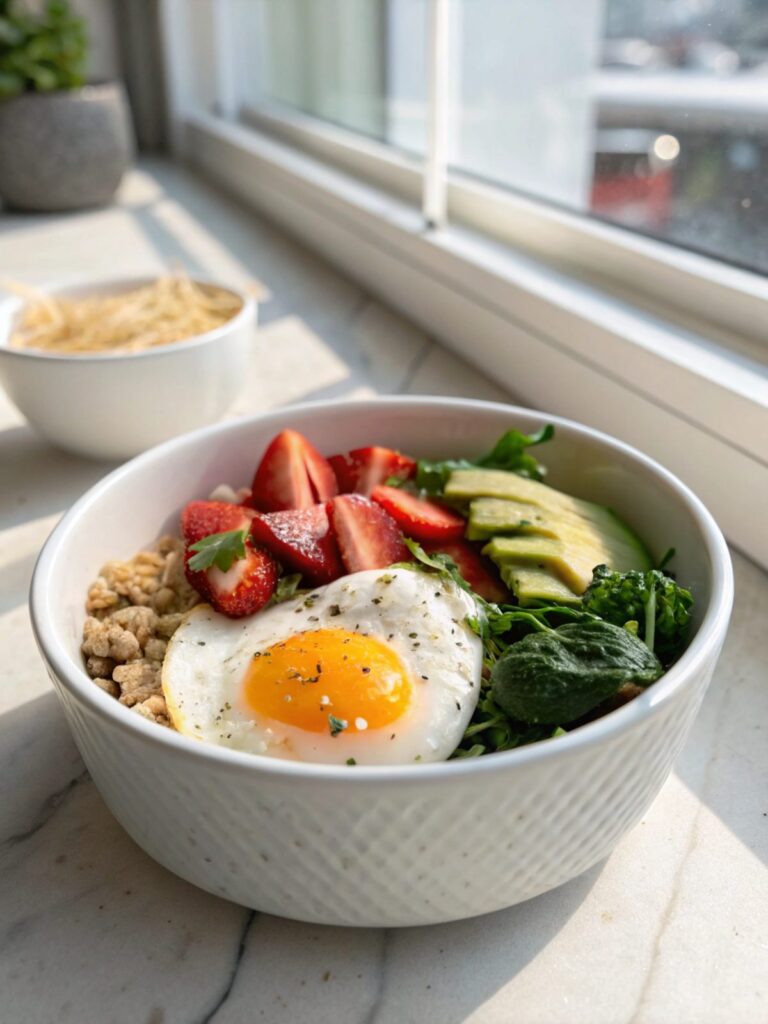 SEO-friendly alt text describing the featured image for ultimate high protein low calorie breakfast