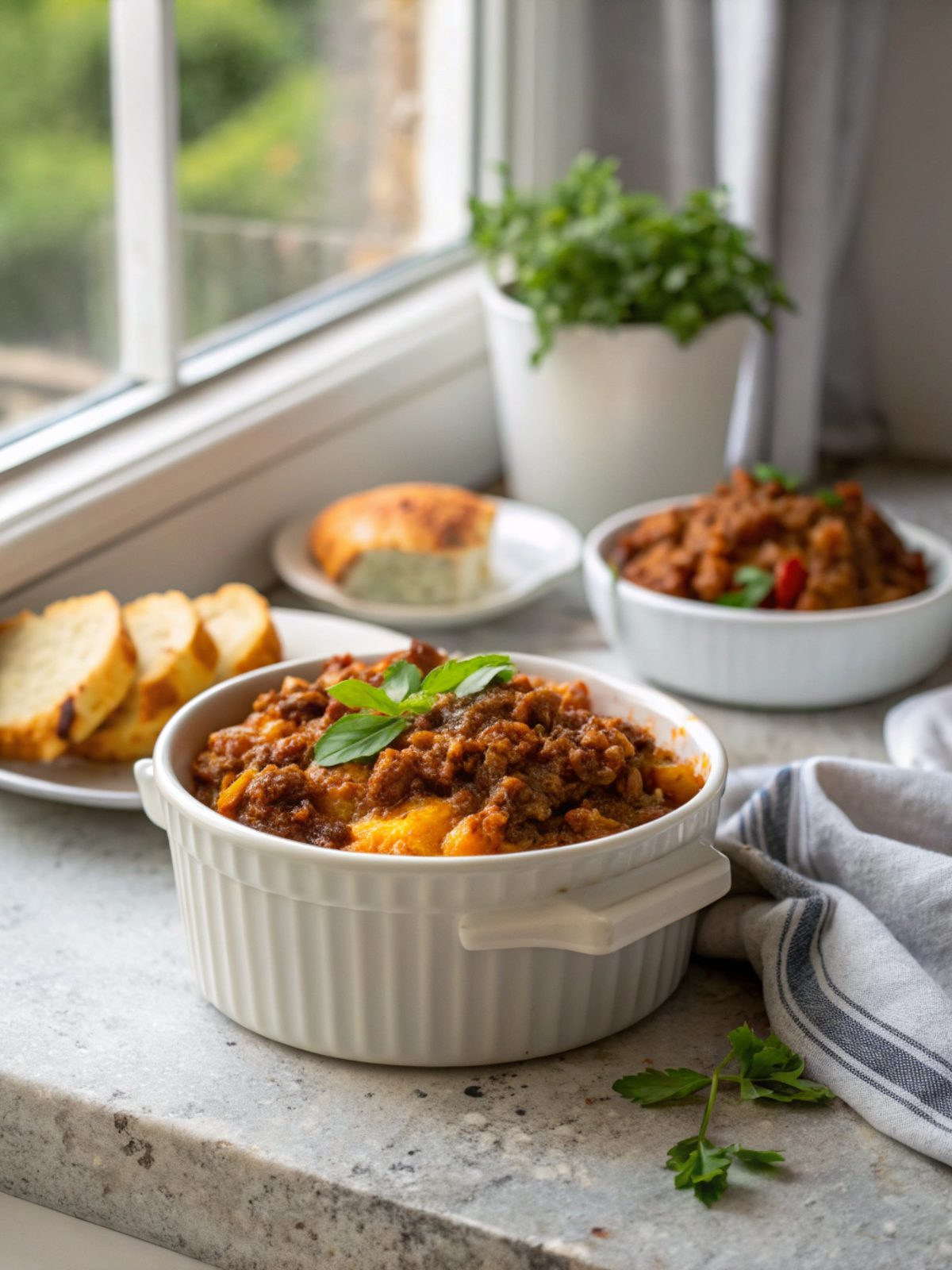 Deliciously Baked Sloppy Joe Casserole