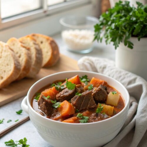 SEO-friendly alt text describing the featured image of the best beef stew recipe