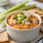 SEO-friendly alt text describing the featured image of buffalo chicken dip