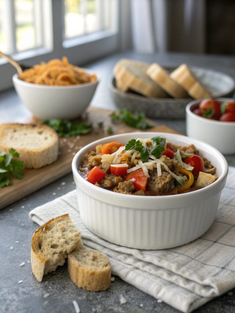 Featured image of a freshly baked hobo casserole recipe