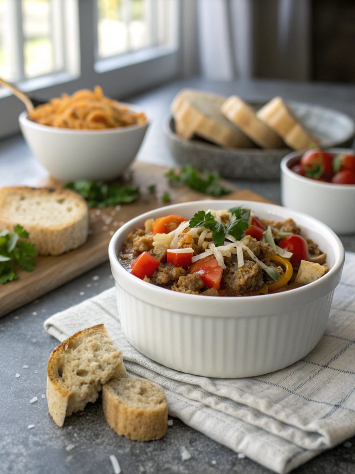 Featured image of a freshly baked hobo casserole recipe