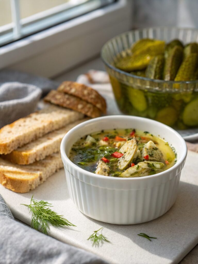 Featured image of Dill Pickle Chicken Marinade, showcasing grilled chicken