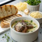 Main image showcasing Garlic Butter Steak with creamy Parmesan Sauce