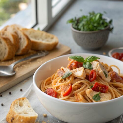 Featured image highlighting the delicious presentation of Marry Me Chicken Pasta.