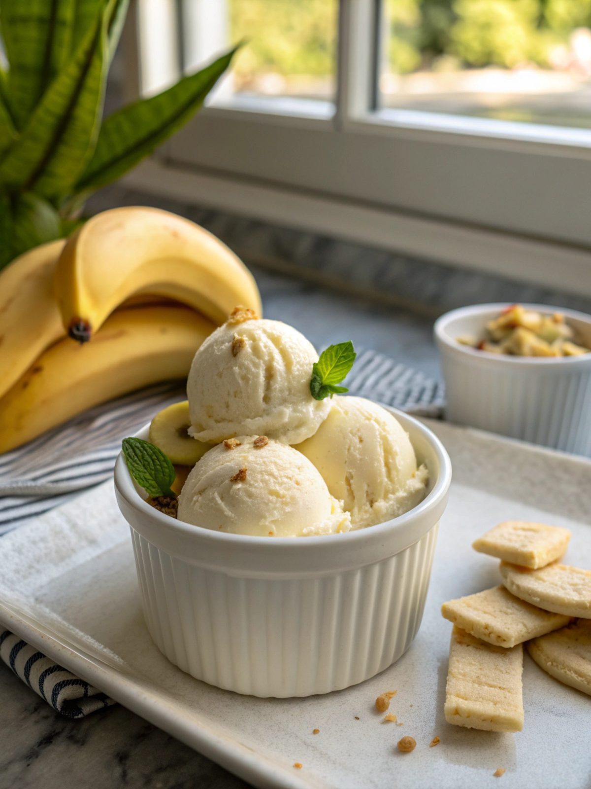 SEO-friendly alt text describing the featured image of Ninja Creami Banana Ice Cream