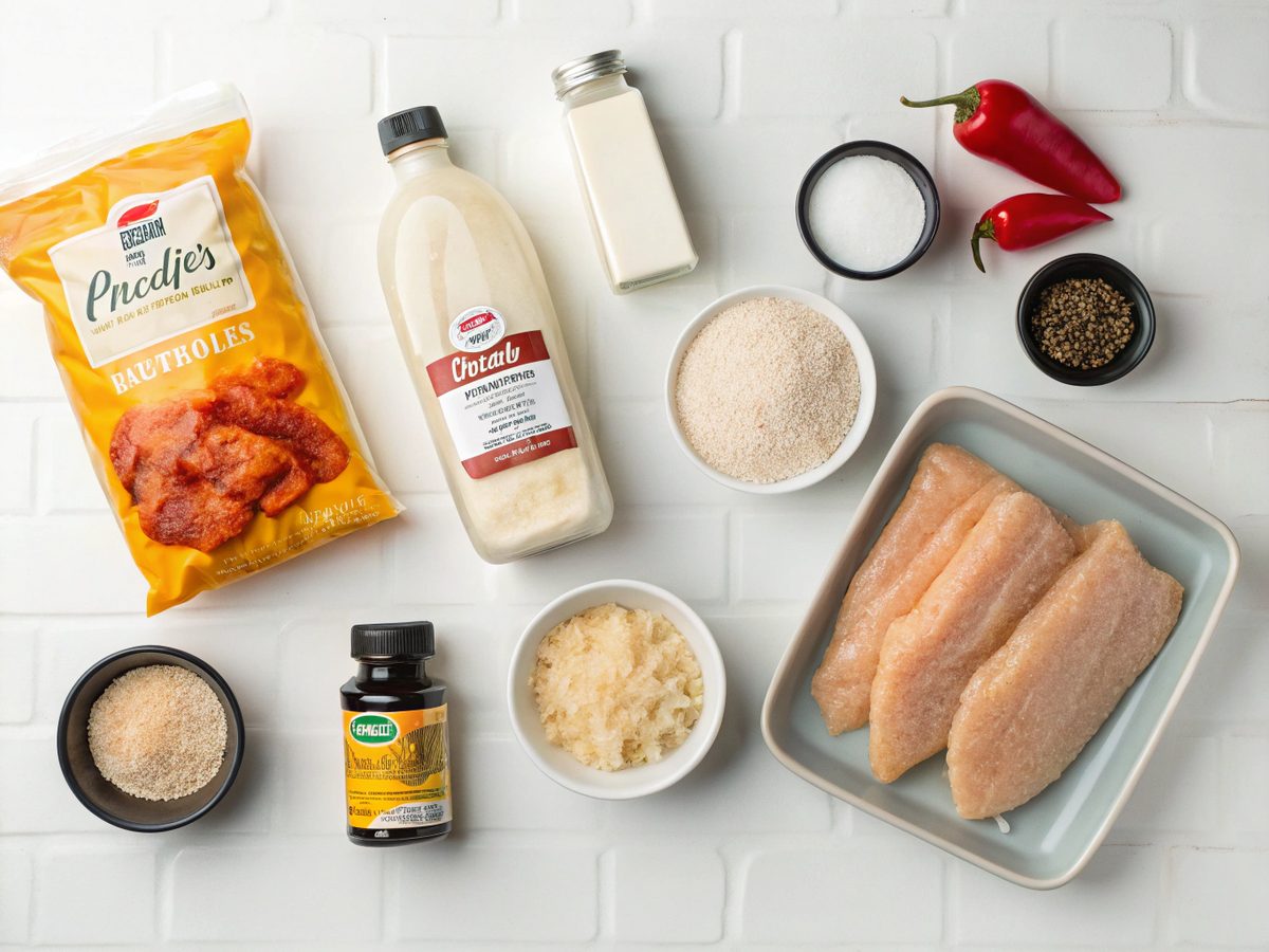 SEO-friendly alt tag for Oven Fried Chicken Tenders ingredients