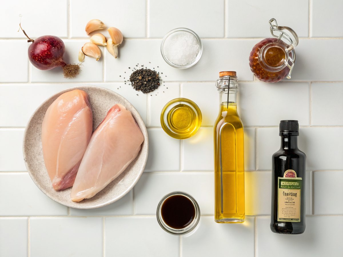 Ingredients for Honey Garlic Chicken Bites