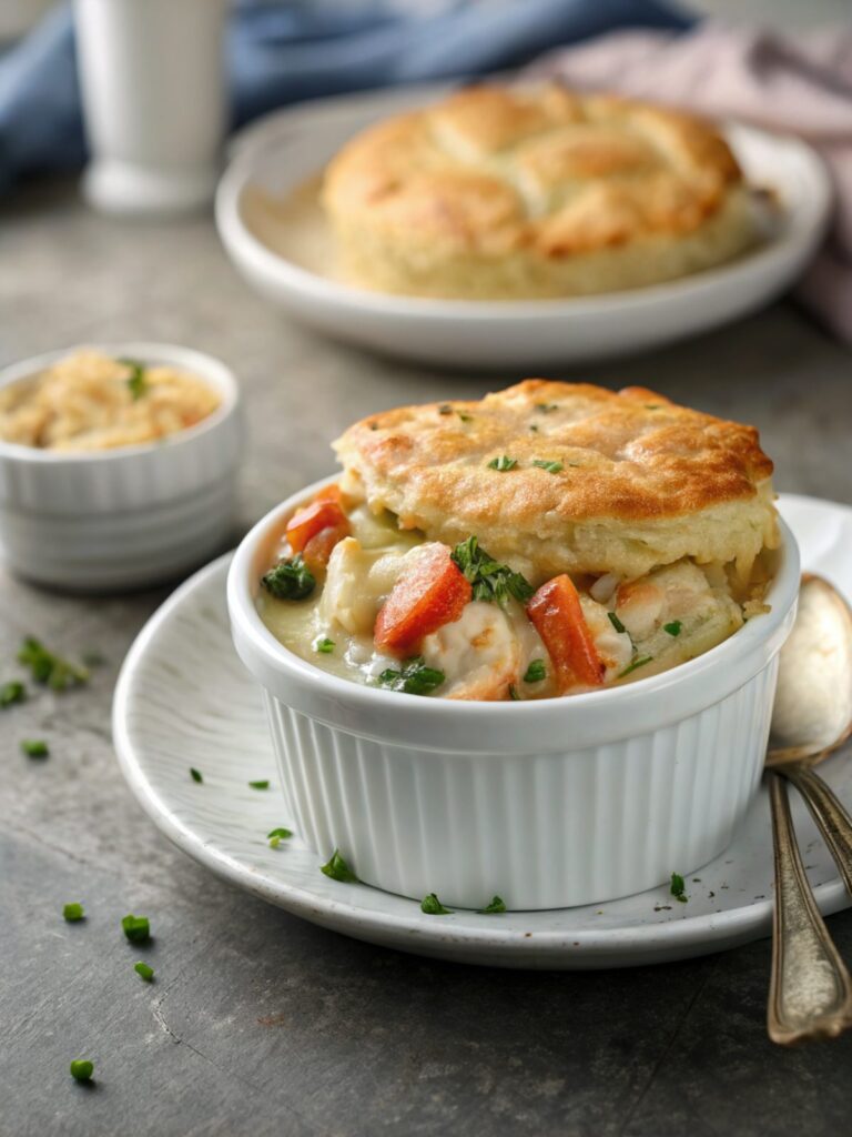 Featured image of delightful Red Lobster Biscuit Chicken Pot Pie
